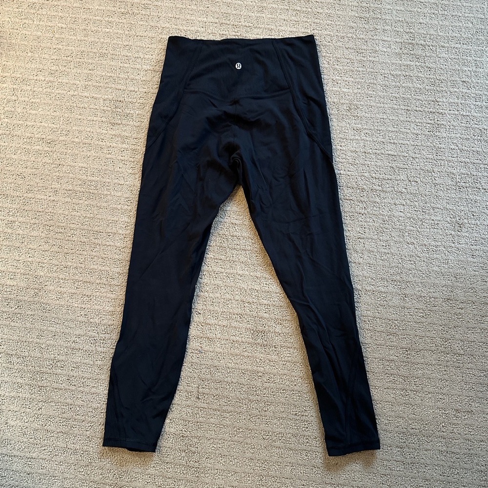 lululemon high rise align/nulu ribbed leggings